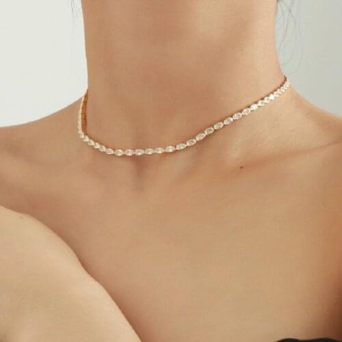 2021 Exquisite Inlaid 3A Zircon Adjustable Choker Necklace Zircon Stone Chains Necklace For Women Girls Trendy Jewelry Gift