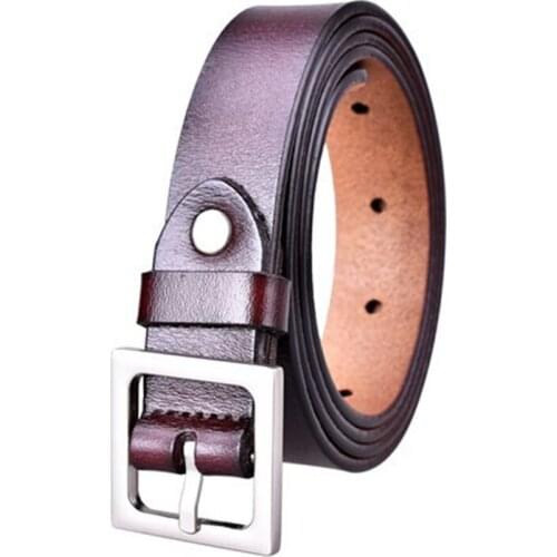 2021 Luxury Belts for women Vintage Style Design High Quality Leather Belts Pin Buckle Strap Belts