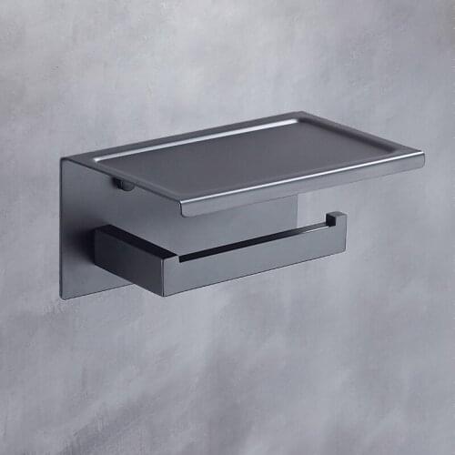 304 Stainless Steel Roll Paper Holders Tissue Box Phone Rack Toilet Paper Holder Hotel Paper Towel Holder Bathroom Tissue Holder