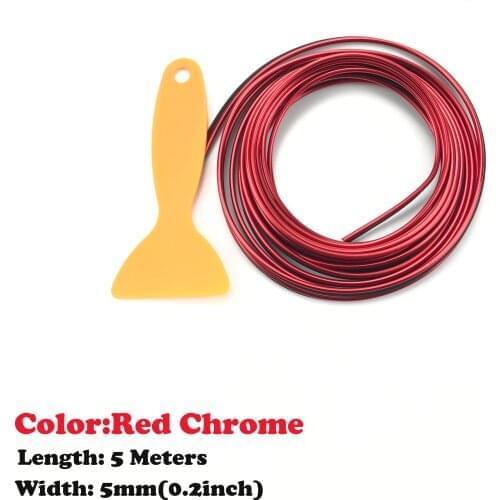 5M Car styling Decoration Chrome Strip For SsangYong Actyon Turismo Rodius Rexton Korando Kyron Musso Sports XLV Tivolan LIV-2