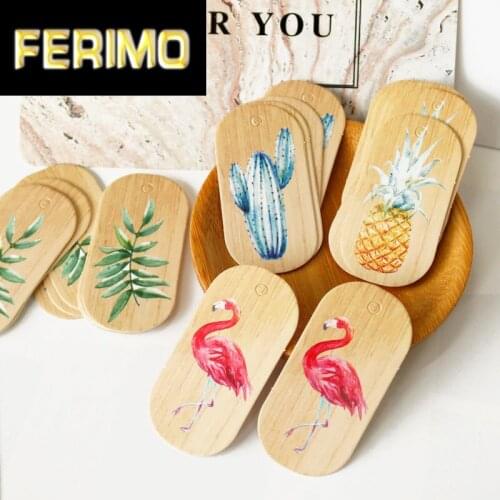 50pcs Gift Paper Tags Flamingo Pineapple Paper Hang Tags Gift Box Paper Cards DIY Label Handmade Garment Tags Party Decoration