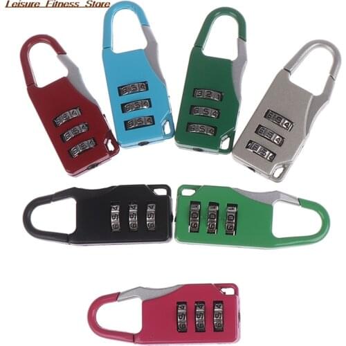 Colorful Password Lock Password Combination Padlock Security Travel Safe Lock Zinc Alloy Suitcase Luggage Locker Bicycle Locks