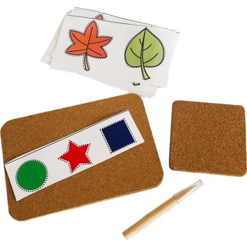 Montessori Materials Preliminary Exercises Stabbing Working Hand-eye Coordination Training DIY Educational Toys for Kids