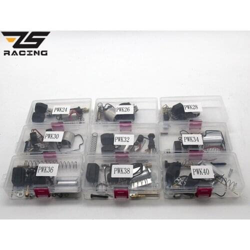 ZS-Racing PWK 24 26 28 30 32 34 36 38 40 mm KEIHIN KOSO Motorcycle Carburetor Carburador Repair Kit With Spare Jets Sets