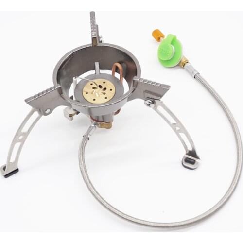 Camp gas stove Portable outdoor Windproof Burners Picnic Cooker Hiking Camping Equipment