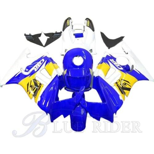 Motorcycle Fairing Kit For HONDA CBR 600 F3 1995 1996 Fairings Parts CBR600F 95 96 Full Bodyworks Blue White Yellow + Tank Cover
