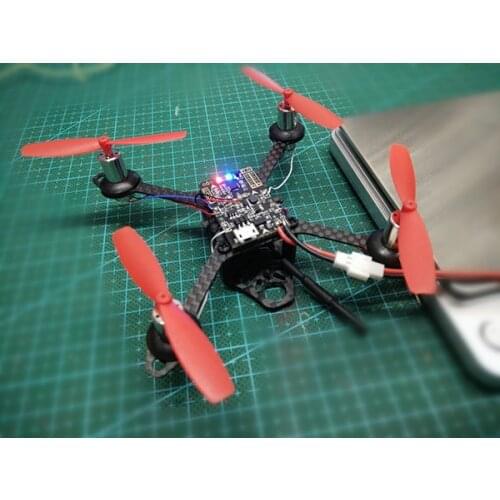 LANTIAN 105mm Indoor Mini Brushed Racing Quadcopter Frame Kit LT105 w/ Motors/ ESCs /Propellers /Camera for FPV