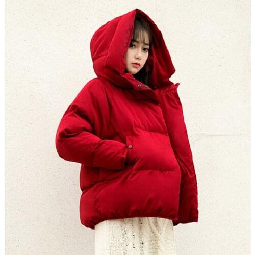 New Down Padded Jacket Women Parkas Short Korean Style Clothing Thick 2021 Winter Coats Padded Jacket Small Outwear Student Tide