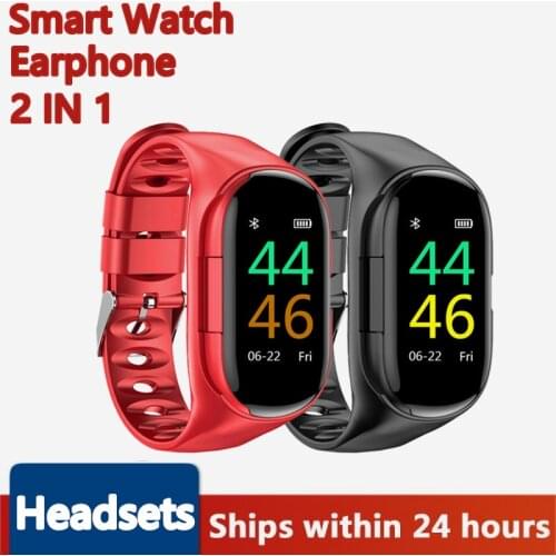 M1 AI Smart sport Watch With Bluetooth Earphone Heart Rate Monitor Smart wristband Outdoor Sport monitoring