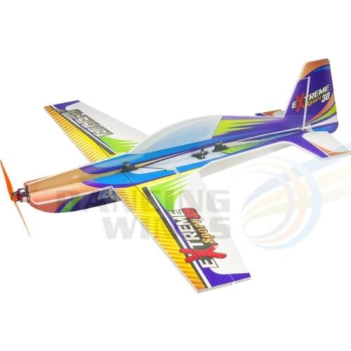 2021 New 3D Flying Foam PP RC Airplane Xtreme Sports Airplane Model 710mm(28") Wingspan Kit Hobby Toy Lightest Indoor Outside