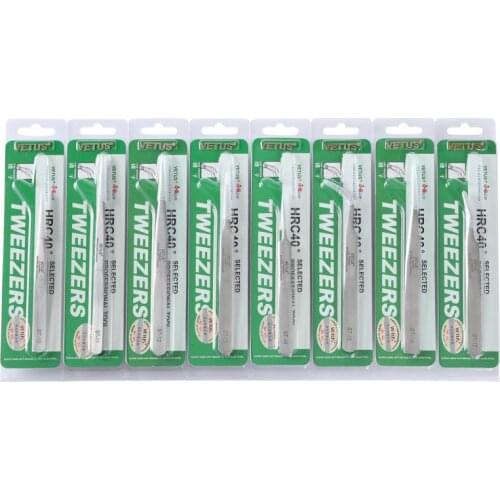 10pcs/Lot Vetus Tweezer for Eyelash Extension Equipment Volume Eyelash Tweezers Makeup Tools