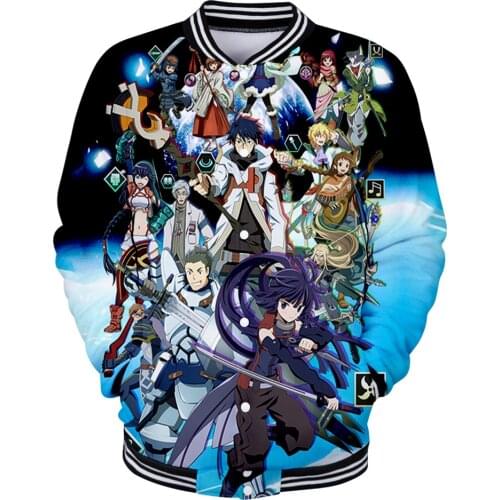 Log Horizon 3 3D autumn winter Holiday Men/Women casual Baseball Uniform Streetwear Kawaii Style sweatshirt