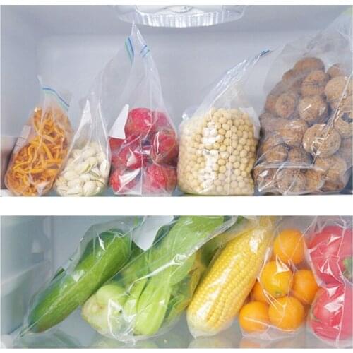 Practical Fresh Zipper Bag 3 Sizes Include Suitable for Various Needs Fit for Home Dorm Use Time Record Strong Tightness