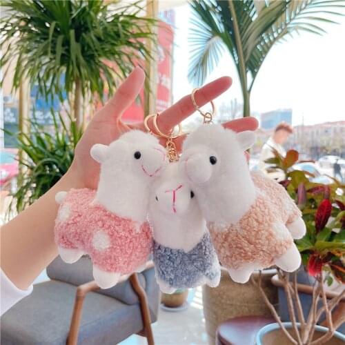 10CM Height Approx. Standing Animal Horse Plush Stuffed Toy , Key Chain Doll