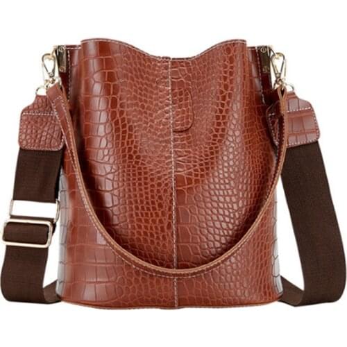 Bags for women 2020 sac a main Lady Bucket Handbags PU Leather sac femme Solid Crossbody Bag For Women