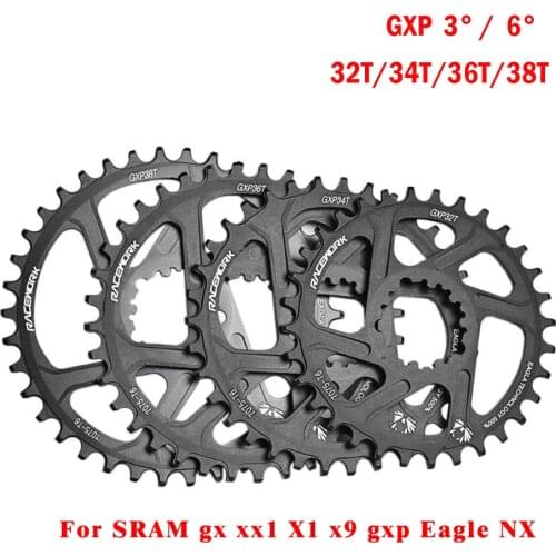 GXP Chainring Roda dentada de bicicleta gxp , coroa dentada de bike de montanha 32t/34t/36t/38t
