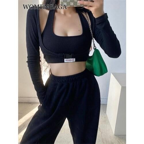 WOMENGAGA Women's Long Sleeve T-shirts