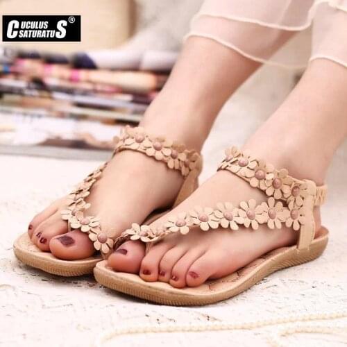 Cuculus 2021 Women Sandals Summer Style Bling Bowtie Fashion Peep Toe Jelly Shoes Sandal Flat Shoes Woman 3 Colors 01F669