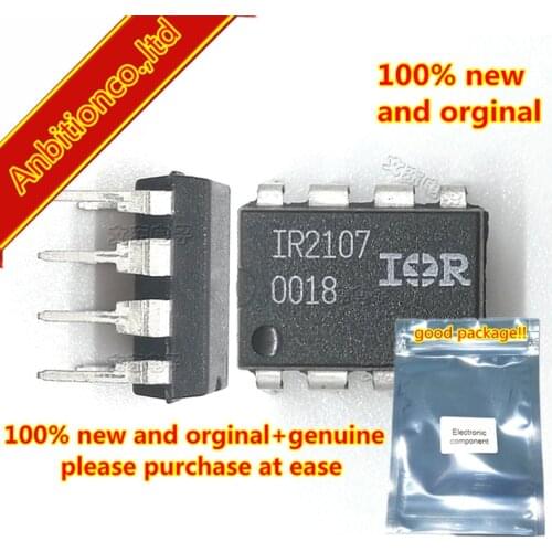 10pcs 100% new original IR2107 DIP8 in stock