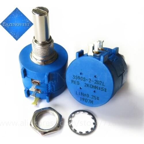 3590S 1K 2K 5K 10K 20K 50K 100K 500R 100R 200R ohm Precision Potentiometer Adjustable Resistor 3590 102 103 502 103 203 503 104