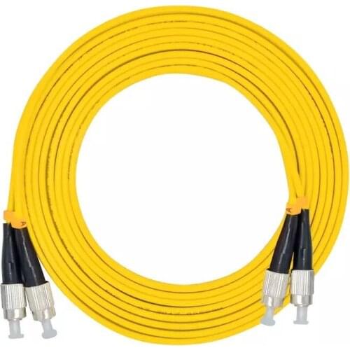 5PCS/lot FC/UPC-FC/UPC Fiber Optic Patch Cord Single Mode Optical Cable SM Single Mode Fiber Optic Jumper Patch Cord FTTH