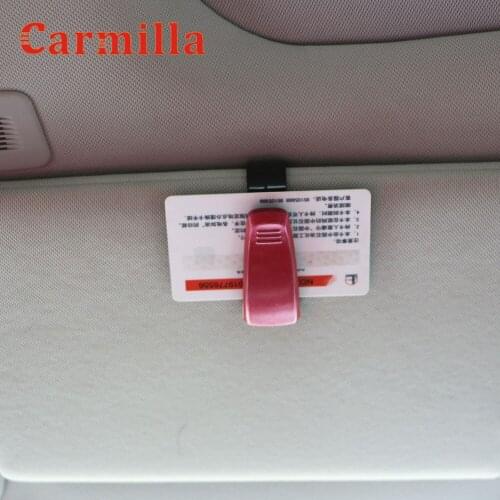 Car Glasses Sunglasses Ticket Card Clip Holder for BMW X1 X3 F25 X5 F15 F85 F20 F21 F30 F35 F80 F32 F33 F82 F83 F10 F18 F11