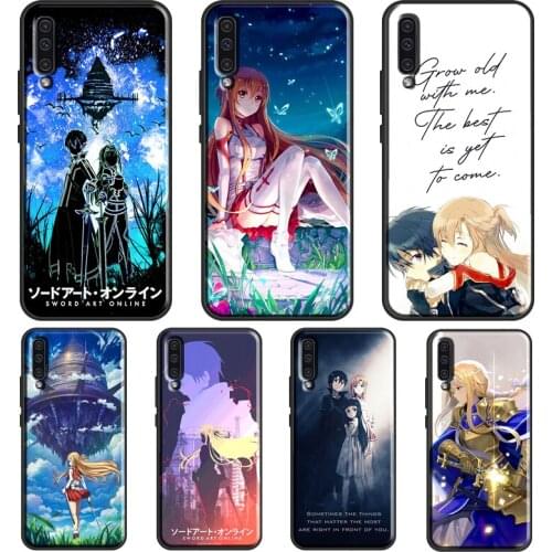 Sword Art Online Anime Case For Samsung A32 A52 A72 A12 A42 A20S A30S A40 A50 A70 A21S A11 A31 A41 A51 A71 Cover