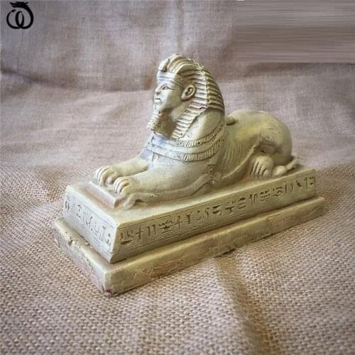 Egypt King Tut Art Sculpture Home Decor Great Sphinx Statue Resin Craft Creativity Desk Decoration Souvenir Birthday Gifts R7224