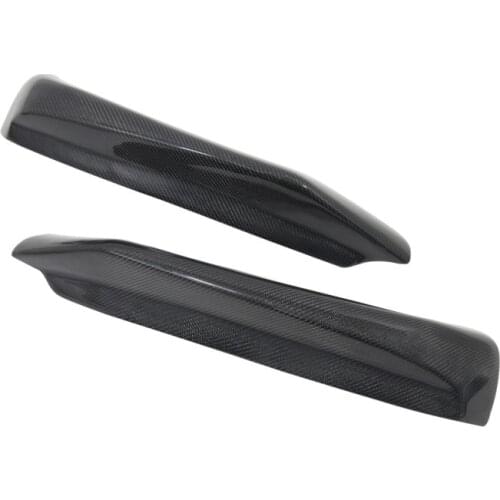 Fit For BMW 1 Series E87 2006-2008 real carbon fiber car front corner modification decoration-2 pieces