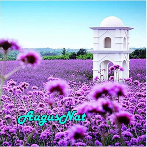 Scenery diamond painting purple flowers daimond embroidery daimant stones picture diamand painting poster oil paint by numbers