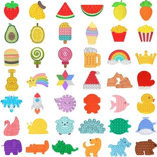 Dongguan Stress Fidget Toy New Push Pop Bubble Finger Sensory Fidget Toys For Kids