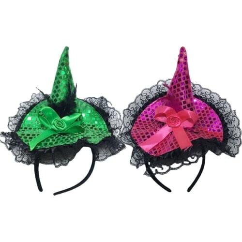 Halloween Peaked cap Hat Adult Womens party Decor Witch Hat Casual Tide Christmas Halloween Hat Adult Cap Fancy Dress hat