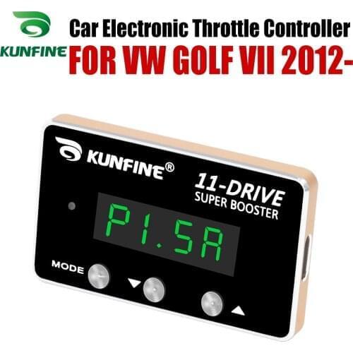 KUNFINE Car Electronic Throttle Controller Racing Accelerator Potent Booster For VW GOLF VII 2012-After Tuning Parts 11 Drive