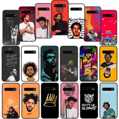 J COLE Hip hop Soft Cover Case for Samsung Galaxy Note 10 20 Ultra S10 Plus S10e Lite