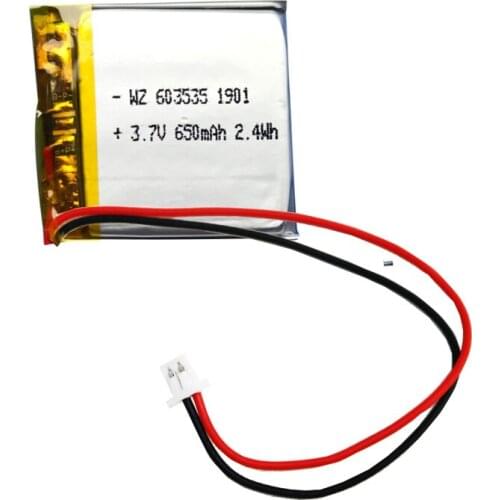 OCTelect 603535 (650MAH) 3.7V lithium polymer battery night light breast pump toilet light game handle