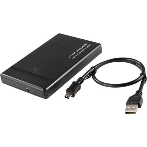 Wholesale New 480M/bps 2.5inch SATA USB 2.0 External HDD Enclosure Hard Disk Drive SSD Case