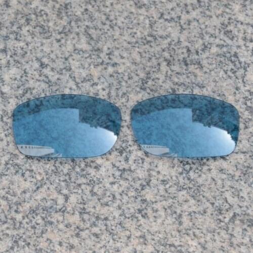 Wholesales E.O.S Polarized Enhanced Replacement Lenses for Oakley Fives Squared Sunglasses - HD Blue Polarized
