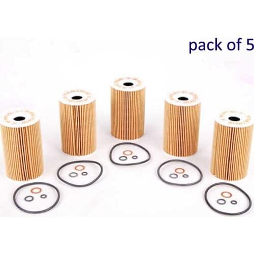 Original OE quality oil filter kits for BMW 318i 318is 318ic 318ti E30 E36 Z3 1.9 11421432097 11421716192 11421716121 pack of 5