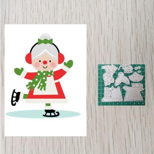 Christmas Grandmother New Cutting Dies 2020 For Scrapbooking Embossing Cutting Dies Craft Supplies