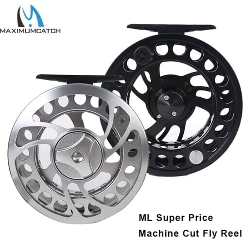 Maximumcatch 2-10WT Super Price Machine Cut Aluminum Fly Fishing Reel with Reel Bag