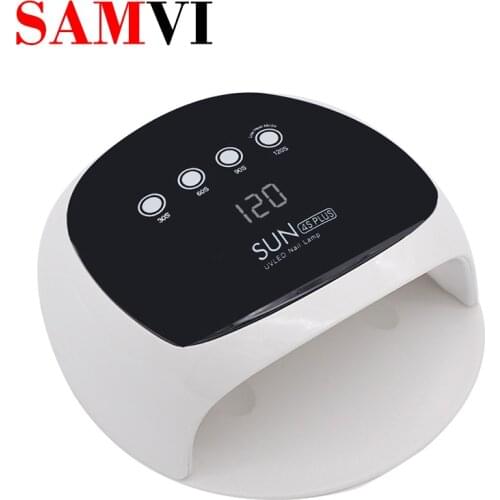 SAMVI SUN4 Plus 52W UV Lamp Nail Dryer For Nail Manicure Smart Sensor Timer LED Screen Curing All gel Polish UV LED Nail Lamp
