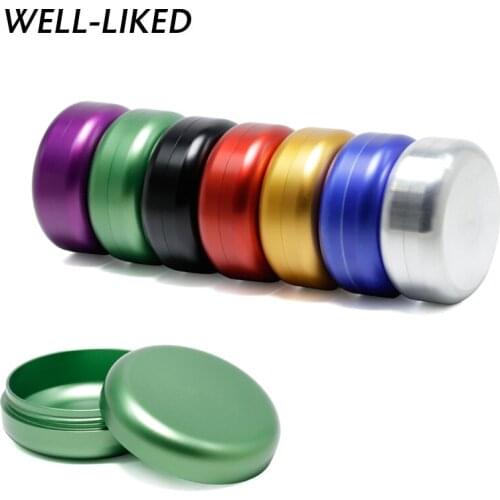 High Quality Sealed Aluminum Storage Tank Box 55 MM Tobacco Color Box Holder Storage Tobacco Cigarette Accessories Drop Shipping