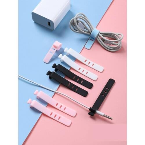 High grade portable data cable earphone charging cable cable network cable cable storage cable manager silica gel harness cable
