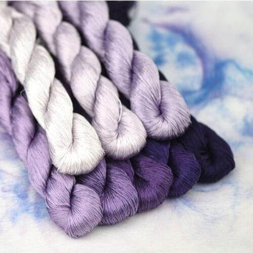 1pcs 100% silk thread hand embroidery embroider cross stitch 400m silk embroidery thread Branches and stems embroidery rays