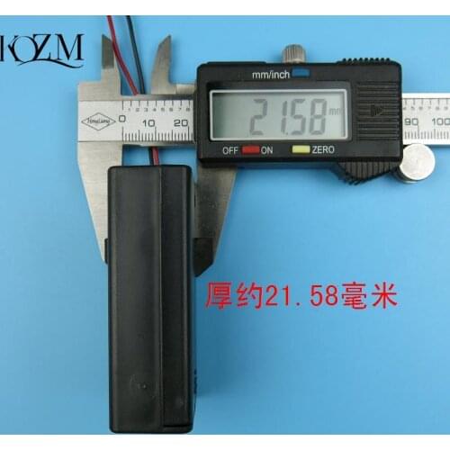 1PCS 9V Battery Case 9V Volt PP3 Battery Holder Box DC Case With Wire Lead ON/OFF Switch Cover