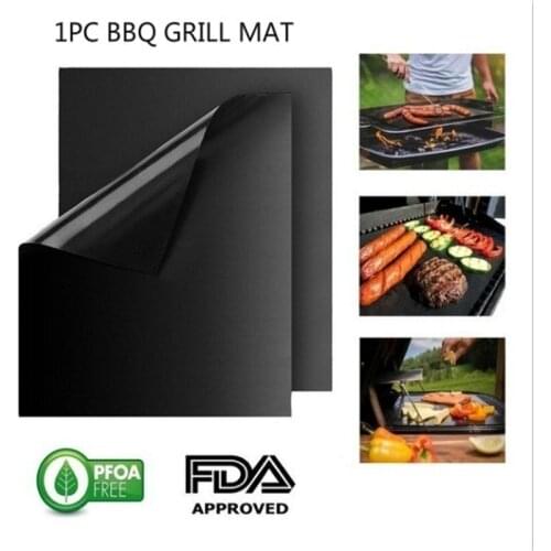 1PC Reusable BBQ Grill Baking Mats Non-stick Barbecue Mat Electric Grill Gas Charcoal BBQ Pad 40 x 33cm (15.75 x 13 Inch)