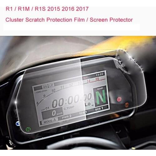 2015 2016 2017 2018 New YZF R1 R1M R1S Cluster Scratch Protection Film Screen Protector For Yamaha R1 R1M R1S 2015-2018