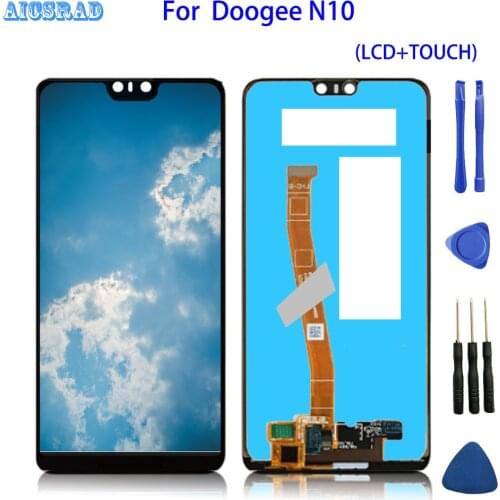 5.84''For Doogee N10 Y7 LCD Display and Touch Screen Digitizer Assembly Repair Parts With Tools GIFT For Doogee N 10 Screen