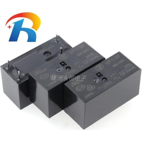Free shipping 20PCS/LOT Original New JQX-115F-005-1HS1 HF115F-005-1HS1 HF115F-012-1HS1 JQX HF115F-024-1HS1 4PIN 12A Relay