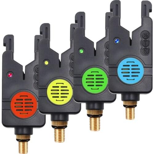 Wireless Carp Fishing Bite Alarm LED Light & Sound Alert Waterproof Alarms